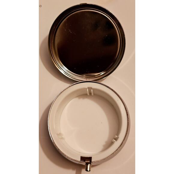 Kitty Kitten Wearing Pink Glasses Bow Tie Pill Box Hancock Fabrics Vintage - Picture 2 of 6